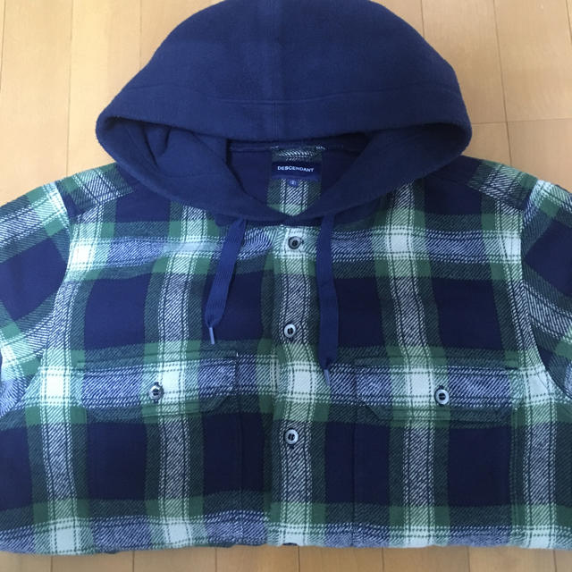 18aw DESCENDANT STONER HOODED LS SHIRT