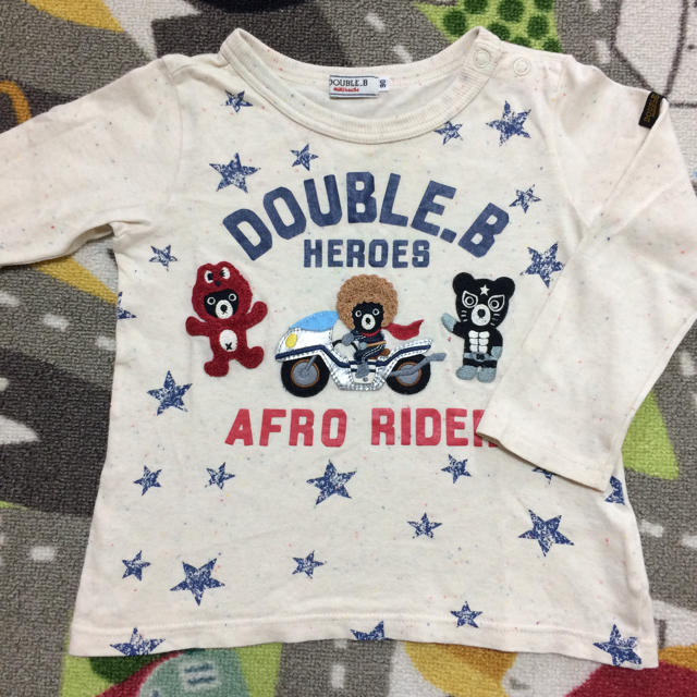 DOUBLE.B(ダブルビー)のダブルB アフロライダー 90 キッズ/ベビー/マタニティのキッズ服男の子用(90cm~)(Tシャツ/カットソー)の商品写真