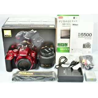 Nikon ニコンD5500 18-55VR Ⅱ KIT 6959ショット美品