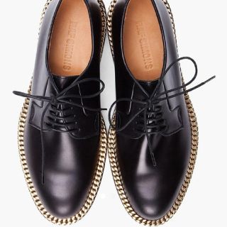 RAF SIMONS - 定価9万 RAF SIMONSゴールドチェーンドレスシューズ