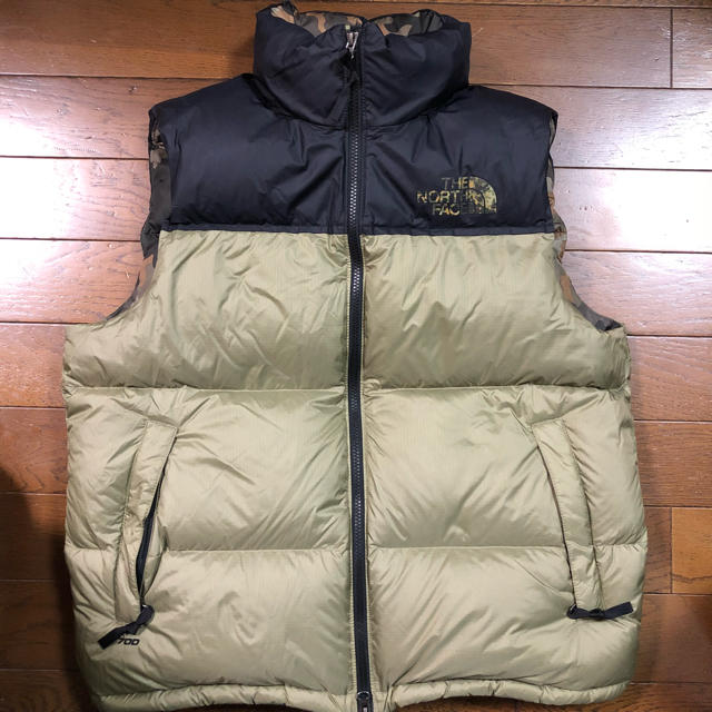 激レア 日本未発 THE NORTH FACE DOWN VEST M CAMO