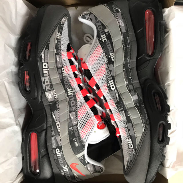 NIKE(ナイキ)のはげめがね様専用 NIKE AIR MAX 95 PRNT  solar red メンズの靴/シューズ(スニーカー)の商品写真