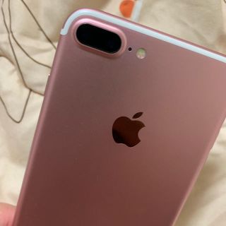 アップル(Apple)のiphone 7 plus ローズ ゴールド 128G sim フリー(携帯電話本体)