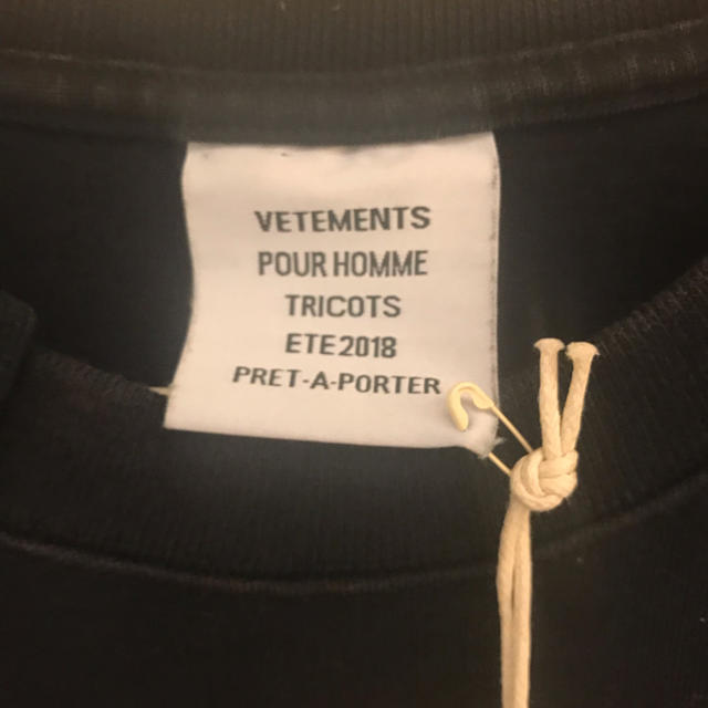 vetements 再構築 Tシャツ