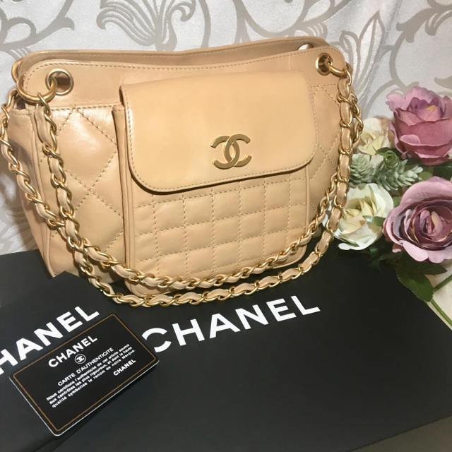 専用のお品です♡ 美品！CHANEL チェーンショルダーカラーベージュ