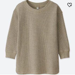 ユニクロ(UNIQLO)のユニクロ　ワッフルクルーネックT M(Tシャツ(長袖/七分))