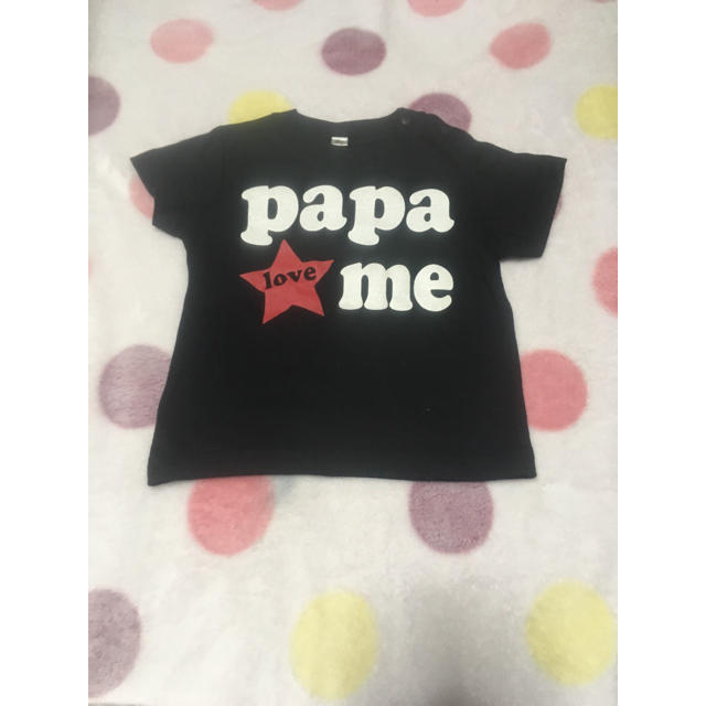 新品Baby★papa♡me80 キッズ/ベビー/マタニティのベビー服(~85cm)(Ｔシャツ)の商品写真