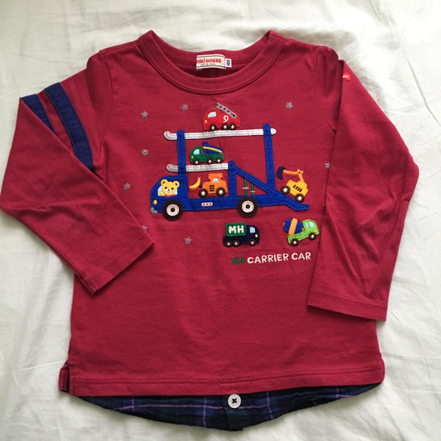 mikihouse(ミキハウス)のミキハウス 100 ロンT キッズ/ベビー/マタニティのキッズ服男の子用(90cm~)(Tシャツ/カットソー)の商品写真