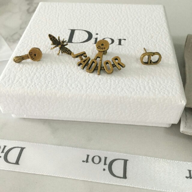 Christian Dior - Christian Dior クリスチャンディオール BEE(蜂) ピアスの通販 by タツオ's shop