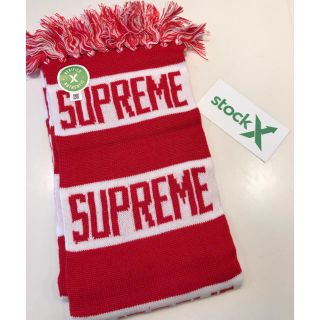 シュプリーム(Supreme)のSupreme Bar Stripe Scarf Red(マフラー)