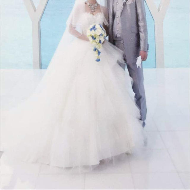 ウエディングドレス 結婚式 プリンセスライン レディースのフォーマル/ドレス(ウェディングドレス)の商品写真
