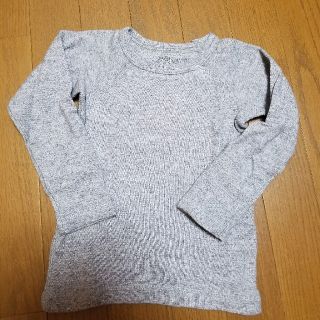 エフオーキッズ(F.O.KIDS)の★美品★エフオーキッズ★リブ★ロンT★シャツ★刺繍★110★(Tシャツ/カットソー)