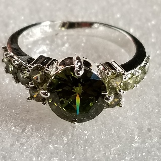 GReenサファイアdesignRing  レディースのアクセサリー(リング(指輪))の商品写真