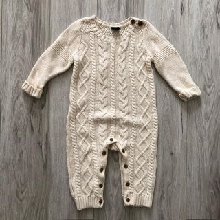 ベビーギャップ(babyGAP)のbaby Gap ケーブルニットロンパース(ロンパース)