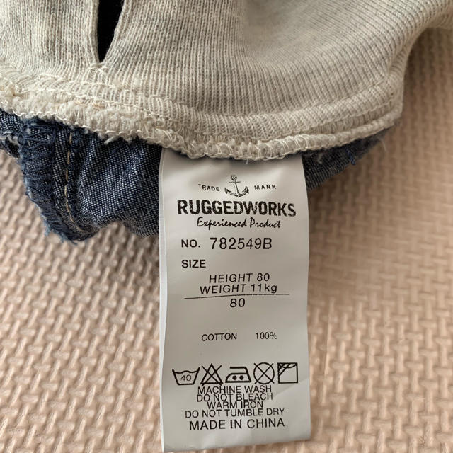 RUGGEDWORKS(ラゲッドワークス)のRUGGEDWORKS ショートパンツ 80サイズ キッズ/ベビー/マタニティのベビー服(~85cm)(パンツ)の商品写真