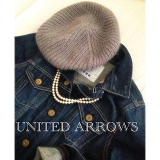 ユナイテッドアローズ(UNITED ARROWS)のベレー風 ニット帽♡(ニット帽/ビーニー)