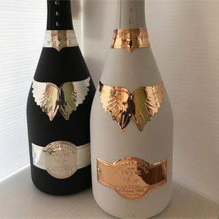 エンジェル シャンパン ブリュット ブラック・ロゼ ホワイト 2本セット！(シャンパン/スパークリングワイン)
