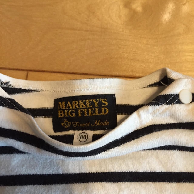 MARKEY'S(マーキーズ)のマーキーズ ボーダーカットソー キッズ/ベビー/マタニティのベビー服(~85cm)(シャツ/カットソー)の商品写真