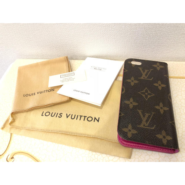 LOUIS VUITTON(ルイヴィトン)のflowerpink様 ルイヴィトン iPhoneケース 6s フォリオ スマホ/家電/カメラのスマホアクセサリー(iPhoneケース)の商品写真