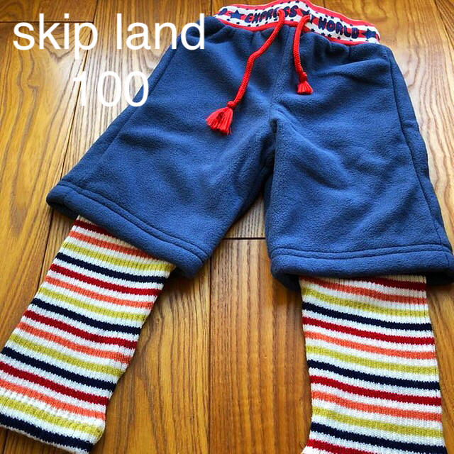 Skip Land(スキップランド)の新品2点セット☆skipland☆100ハーフパンツ＋レギンス キッズ/ベビー/マタニティのキッズ服男の子用(90cm~)(パンツ/スパッツ)の商品写真