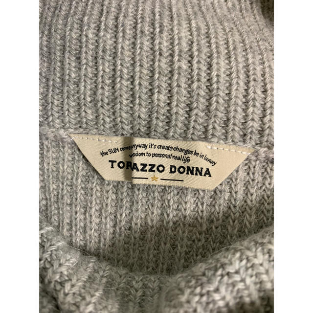 UNITED ARROWS(ユナイテッドアローズ)のTRRAZZO DONNA シャツ袖付きタートルネックニット レディースのトップス(ニット/セーター)の商品写真