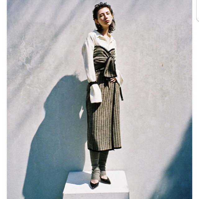 BEAUTY&YOUTH UNITED ARROWS(ビューティアンドユースユナイテッドアローズ)のTAN ラップスカート レディースのスカート(ロングスカート)の商品写真