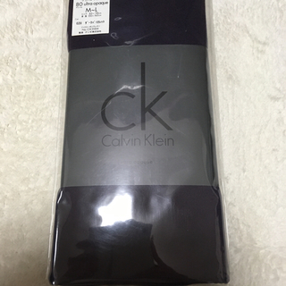 シーケーカルバンクライン(ck Calvin Klein)の【新品未開封】カラー タイツ ck カルバンクライン 80デニール(タイツ/ストッキング)