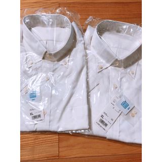 ユニクロ(UNIQLO)の新品 ユニクロ ドライイージーケアドビーシャツ(半袖)(シャツ)