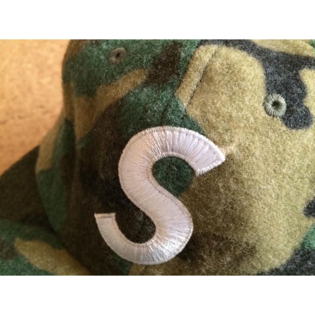 SUPREME S logo 6panel wool cap キャップ