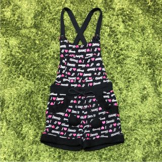 子供服★サロペット★ボア★ショートパンツ★ロゴ★ボンボン★オールインワン(パンツ/スパッツ)