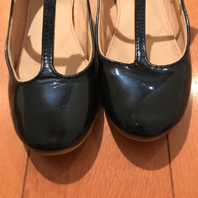 ZARA(ザラ)のzara girs フラットパンプス キッズ/ベビー/マタニティのキッズ靴/シューズ(15cm~)(フォーマルシューズ)の商品写真