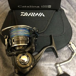 ダイワ(DAIWA)のダイワキャタリナ4000H 1回使用。値下げ。(リール)