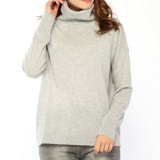 ベネトン(BENETTON)の新品 定価6900円 ベネトンwool90%タートルネックニット グレーS、M(ニット/セーター)