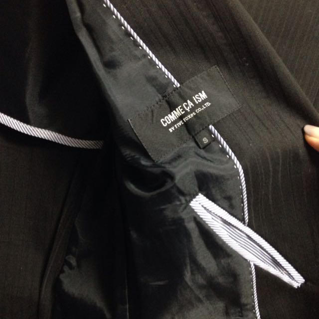 COMME CA ISM(コムサイズム)のCOMME CA ISM黒スーツ レディースのフォーマル/ドレス(スーツ)の商品写真