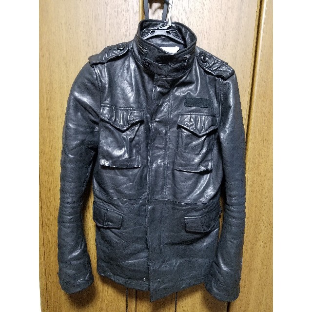 jun hashimoto leather jacket  m丈幅約64cm