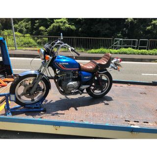 cb250t チョビ三段シート-