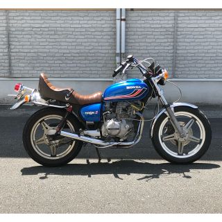 バブ・ホーク・CB250T本革三段シート