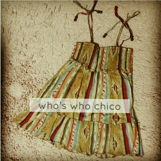 who's who Chico(フーズフーチコ)のﾄｯﾌﾟｽ/ﾎﾞﾄﾑｽ 2way !!! レディースのトップス(Tシャツ(半袖/袖なし))の商品写真