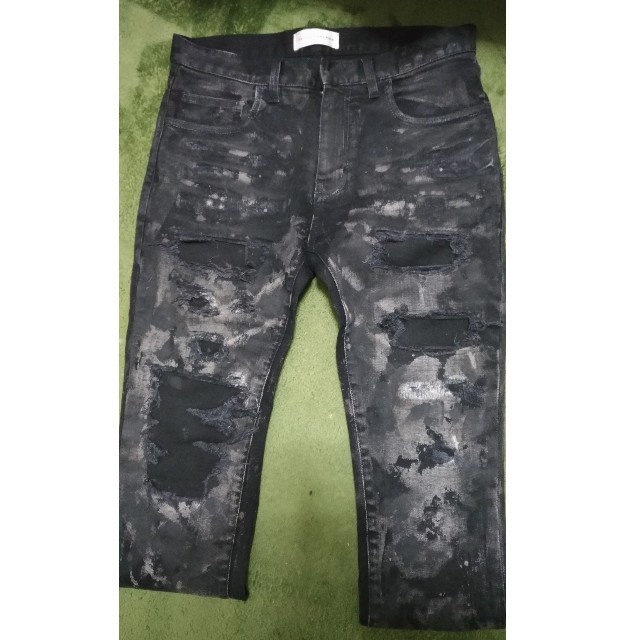 BALMAIN - FAITH CONNEXION DESTROY BLACK DENIMの通販 by メルメ's