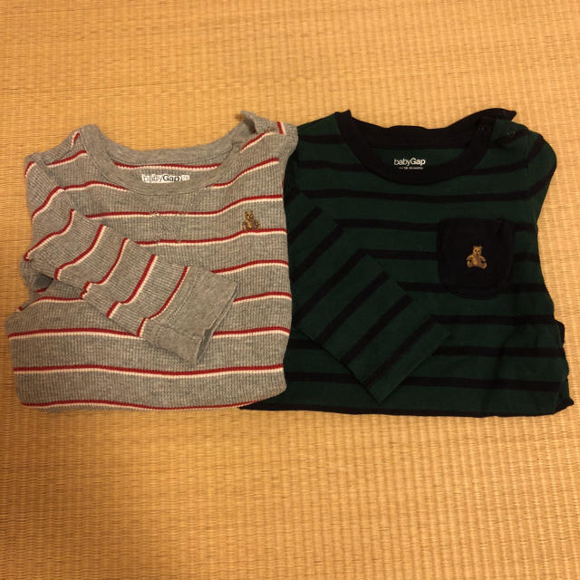 babyGAP(ベビーギャップ)のロンパース2枚セット キッズ/ベビー/マタニティのベビー服(~85cm)(ロンパース)の商品写真