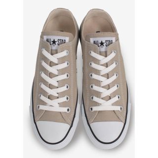 コンバース(CONVERSE)の【新品】コンバース ベージュ 24.5cm(スニーカー)