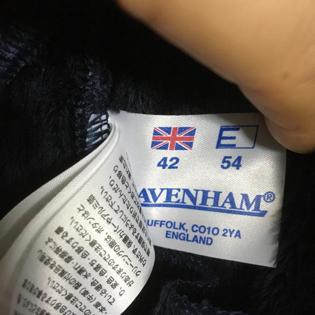 LAVENHAM(ラベンハム)のLAVENHAM コート ネイビー キルティング フード付 新品 42 イギリス メンズのジャケット/アウター(ステンカラーコート)の商品写真