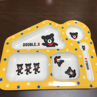 ダブルビー(DOUBLE.B)の専用☆ミキハウス ダブルビー プレート&スプーン(プレート/茶碗)