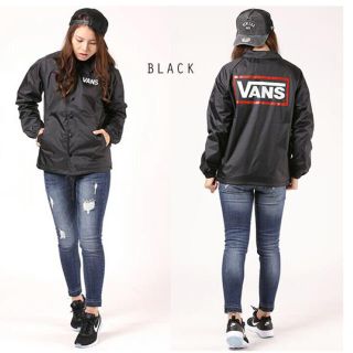 ヴァンズ(VANS)のVANS コーチジャケット ムラサキスポーツ(ナイロンジャケット)