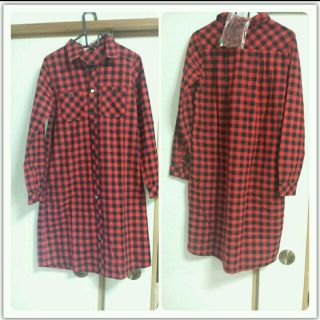 ダブルクローゼット(w closet)の新品♡ダブルクローゼットシャツワンピ(ひざ丈ワンピース)