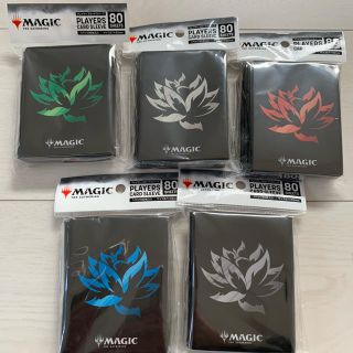 マジックザギャザリング(マジック：ザ・ギャザリング)のMTG展 ブラックロータススリーブ5色セット 新品未使用値引き不可(カードサプライ/アクセサリ)