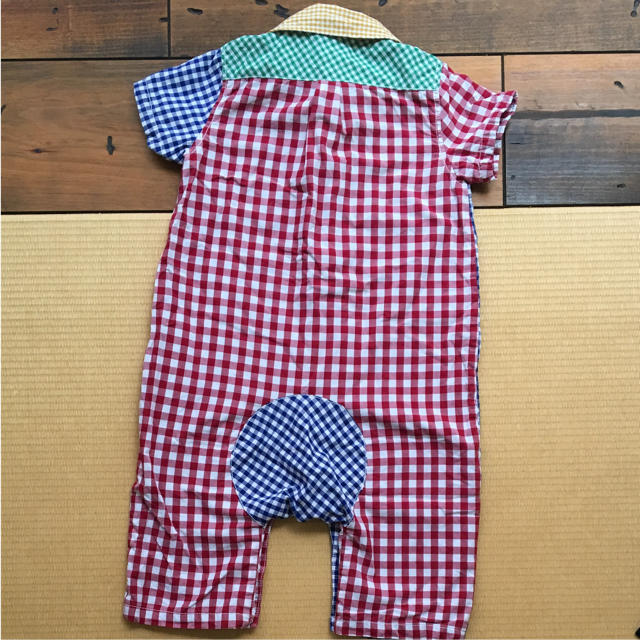 SHIPS KIDS(シップスキッズ)のSHIPS ベビーロンパース 80 リバーシブル キッズ/ベビー/マタニティのベビー服(~85cm)(ロンパース)の商品写真