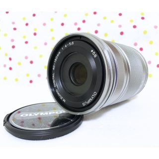 オリンパス(OLYMPUS)のOLYMPUS❤️新品 望遠レンズ M.ZUIKO  40-150 シルバー(レンズ(ズーム))