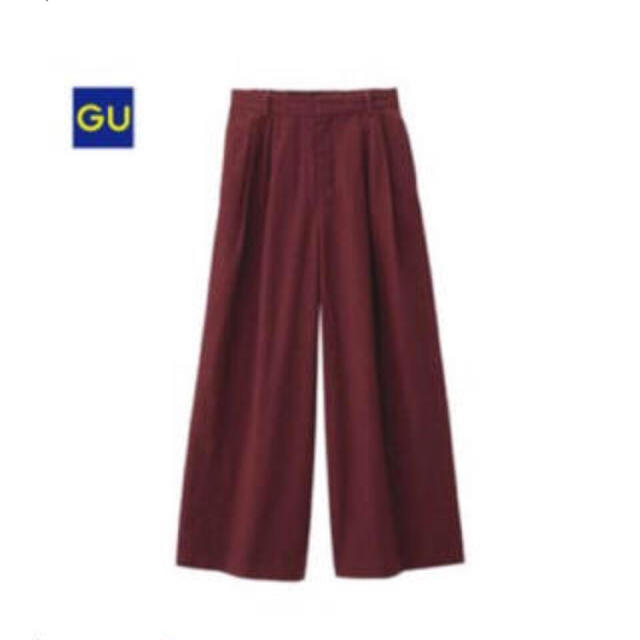 GU(ジーユー)のワイドパンツ GU レディースのパンツ(カジュアルパンツ)の商品写真