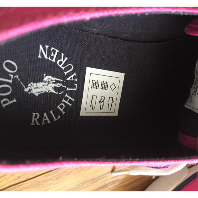 POLO RALPH LAUREN(ポロラルフローレン)のラルフローレン スニーカー ピンク 22.5 レディースの靴/シューズ(スニーカー)の商品写真